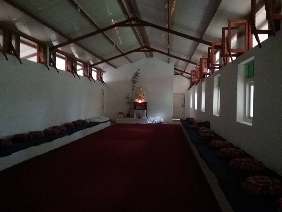 The meditation hall